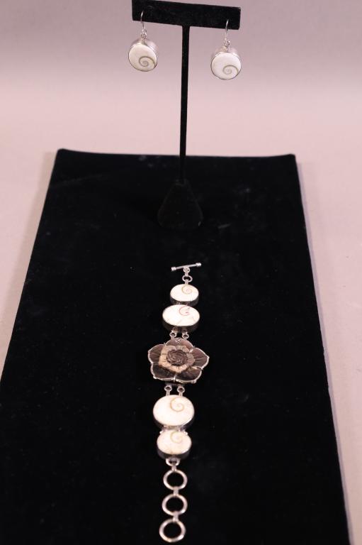 3 PIECE MEXICAN STERLING JEWELRY SET (1 of 3)