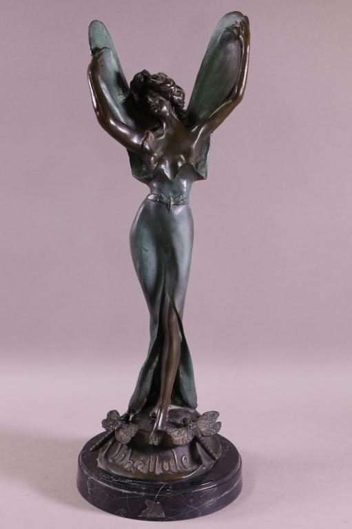 ART NOUVEAU STYLE FAIRY BRONZE (1 of 3)