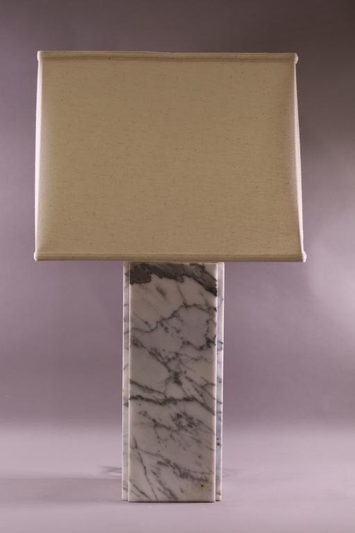 NESS STYLE MARBLE TABLE LAMP (1 of 2)