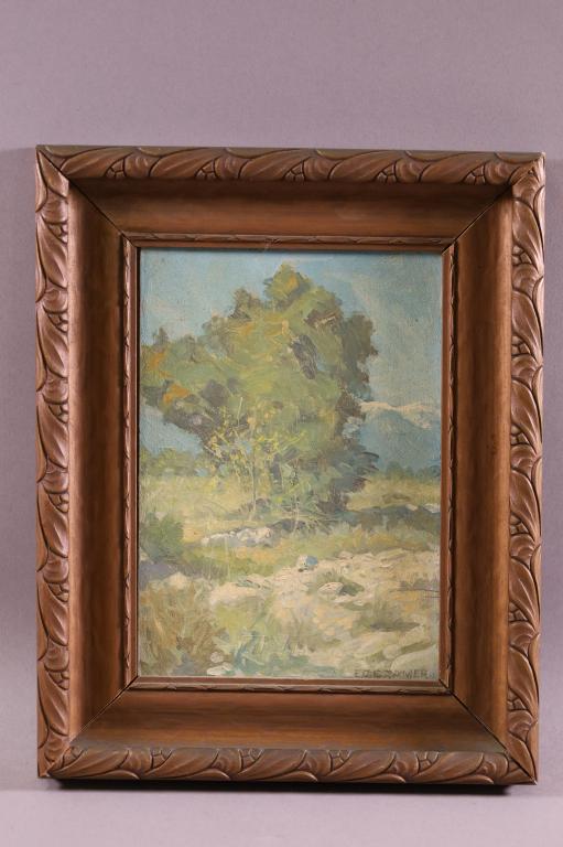 SMALL 1930'S CALIFORNIA LANDSCAPE PAINTING (1 of 3)