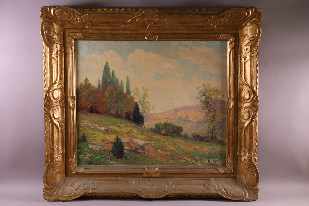 MAURICE BRAUN "HILLSIDE IN THE GOLDEN SUN" (1 of 6)