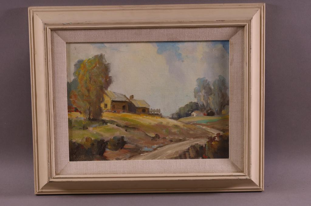 "LITTLE HOME IN THE WEST" PAINTING BY WALT LEE (1 of 3)