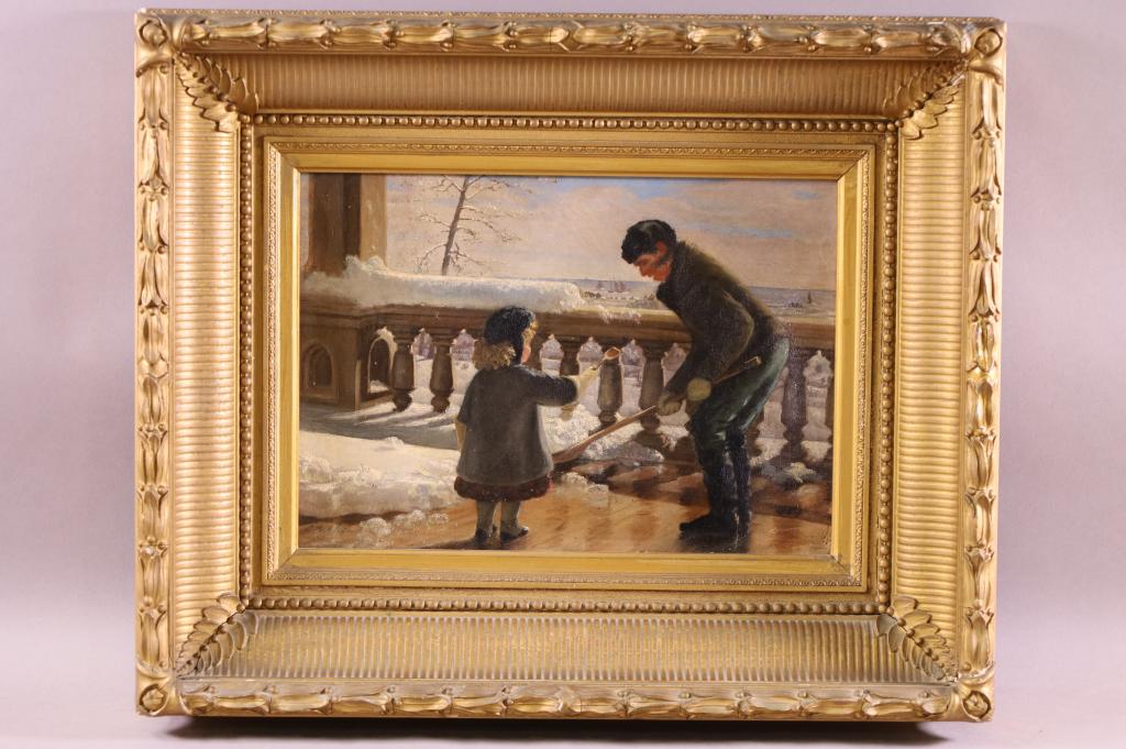 E. H. ALEXANDER WINTER SCENE PAINTING (1 of 5)