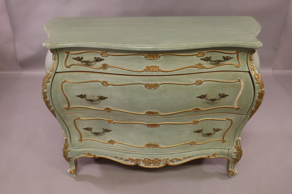 FRENCH STYLE BOMBAY 3 DRAWER CHEST (1 of 5)