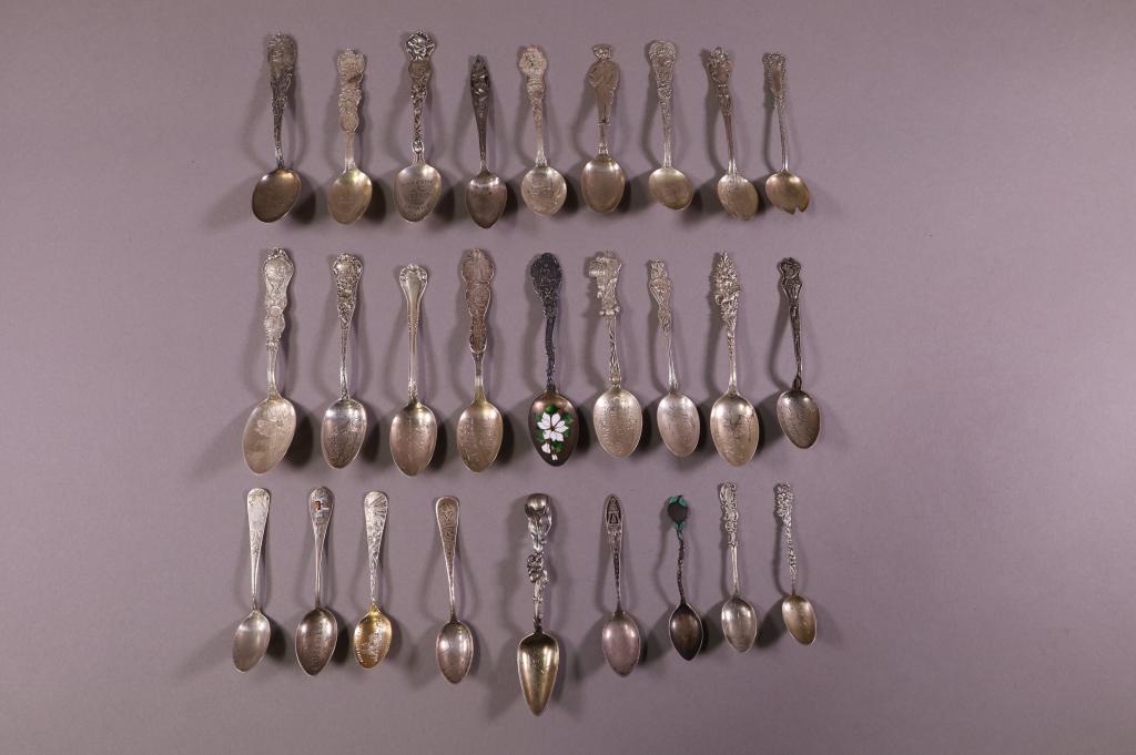COLLECTION OF RIVERSIDE CALIFORNIA STERLING SPOONS (1 of 4)