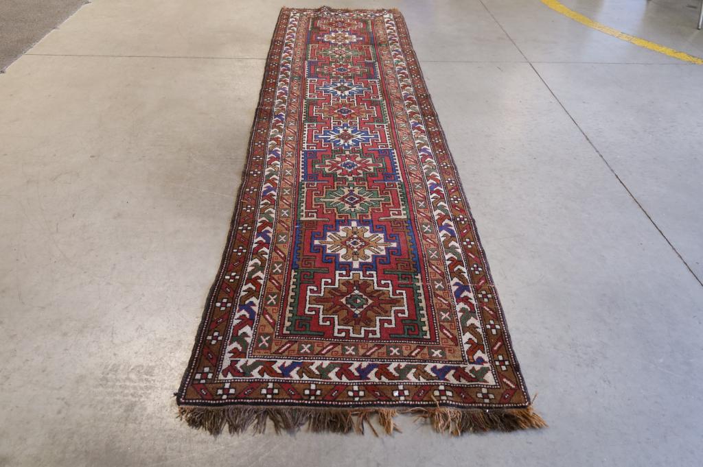 APPROX 11' 9" x 3' 3" HANDMADE PERSIAN RUNNER (1 of 4)