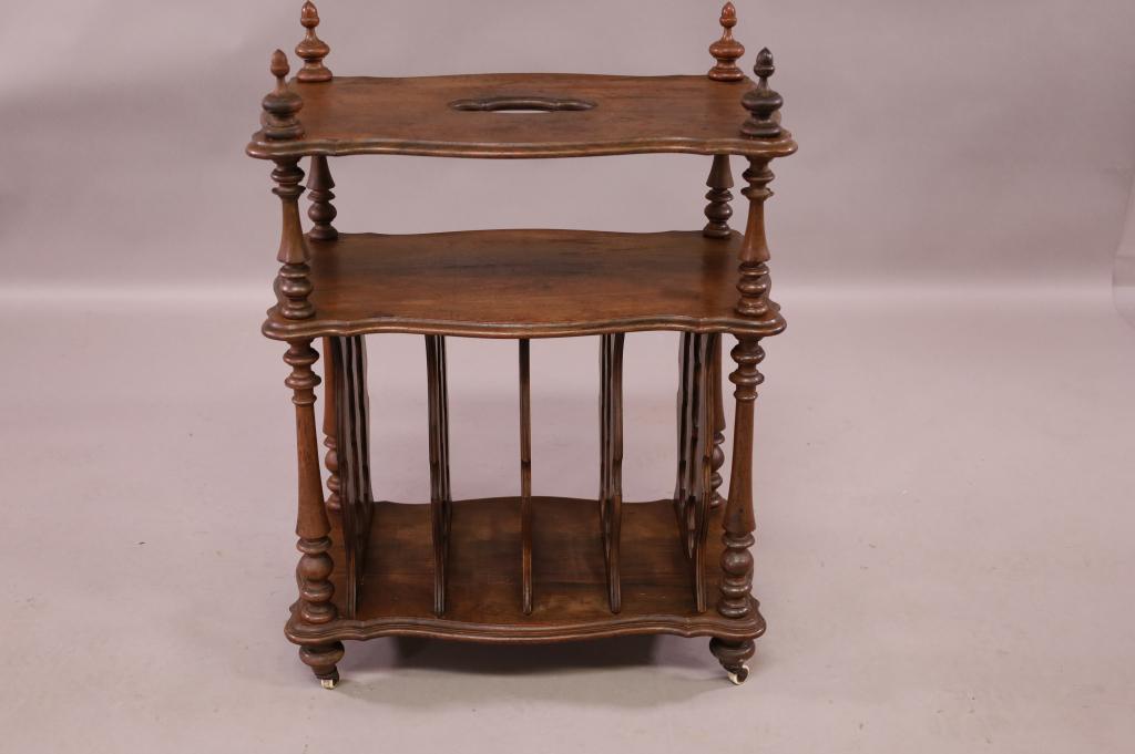VICTORIAN CANTERBURY MUSIC STAND (1 of 4)