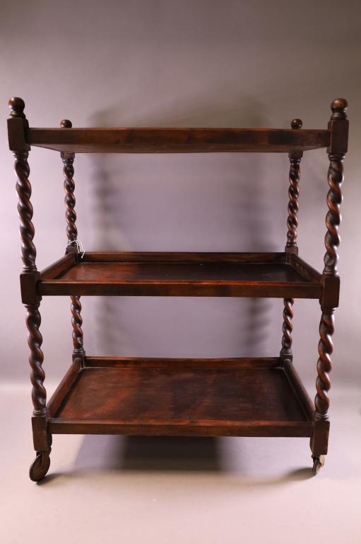 ENGLISH BARLEY TWIST TEA CART (1 of 3)