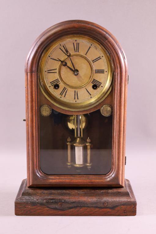 ROSEWOOD MANTLE CLOCK (1 of 4)