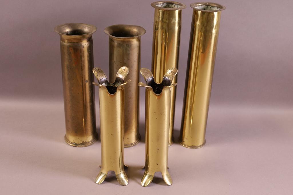 6 PIECES OF WWI ERA TRENCH ART (1 of 4)