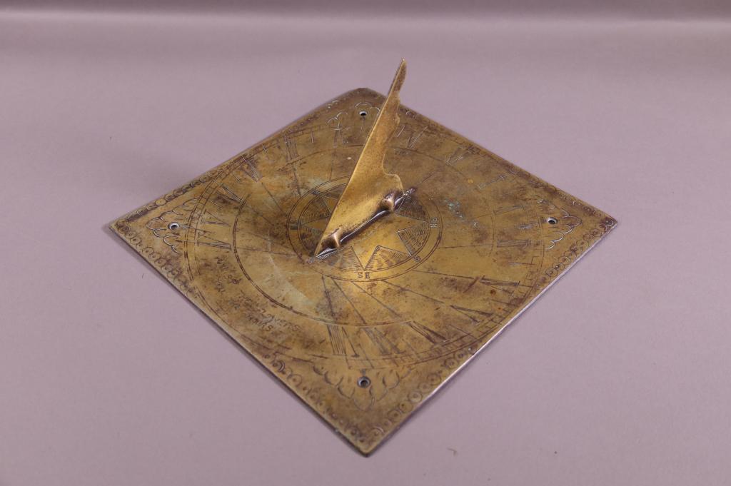 ANTIQUE BRASS SUN DIAL (1 of 3)