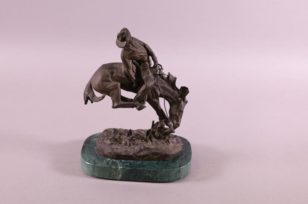 FREDERIC REMINGTON RECAST BRONZE (1 of 2)