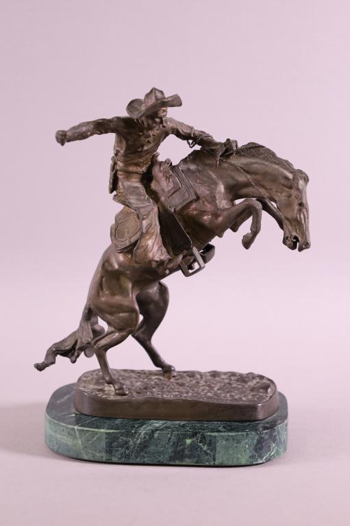 FREDERIC REMINGTON RECAST BRONZE (1 of 3)