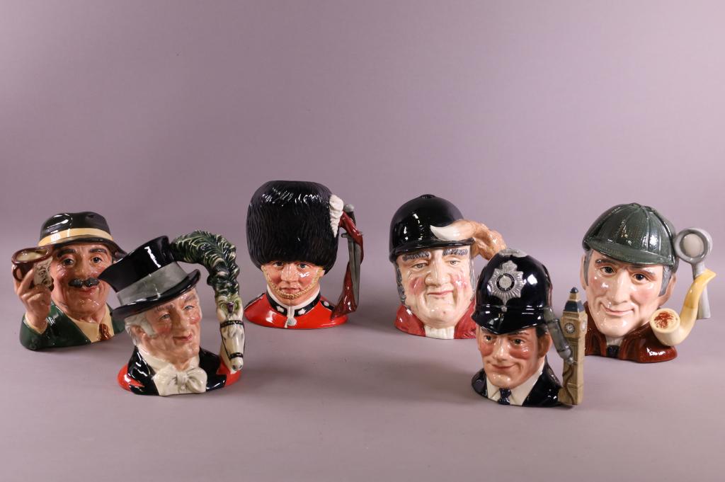 6 ROYAL DOULTON TOBY MUGS (1 of 7)