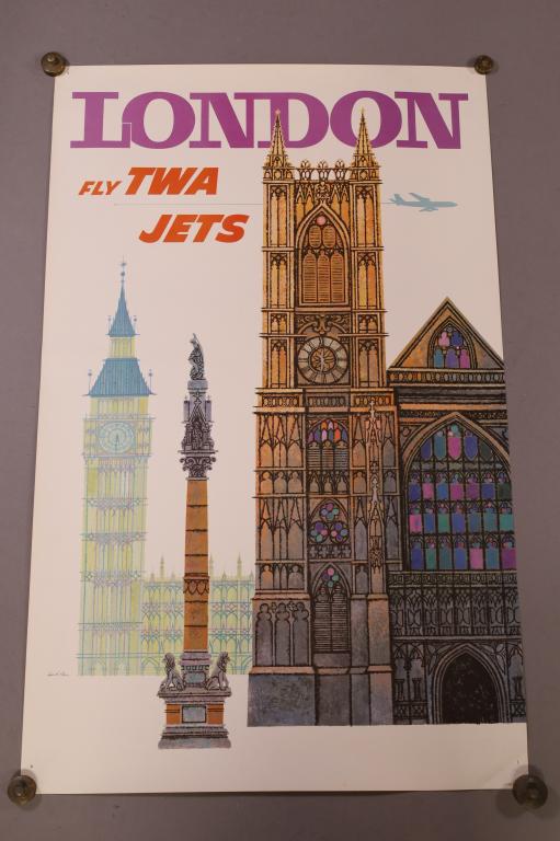 ORIGINAL TWA TRAVEL POSTER (1 of 3)