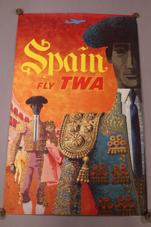 ORIGINAL TWA TRAVEL POSTER (1 of 4)