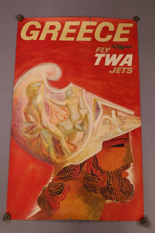 ORIGINAL TWA TRAVEL POSTER (1 of 7)
