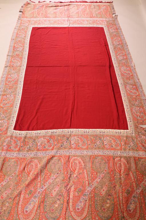 EARLY 19TH CENTURY PAISLEY SHAWL (1 of 9)