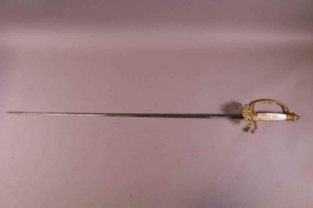 19TH CENTURY BELGIUM SMALL SWORD (1 of 5)