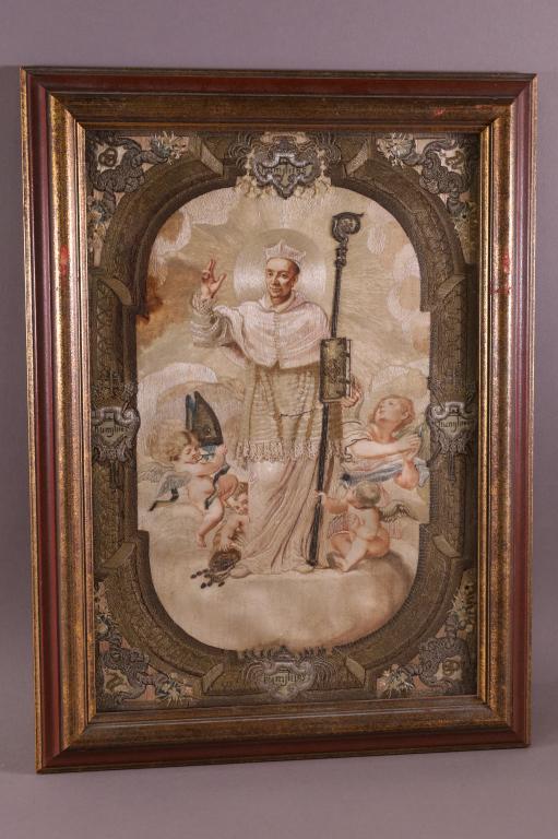 HAND PAINTED SPANISH COLONIAL RELIGOUS ICON (1 of 5)