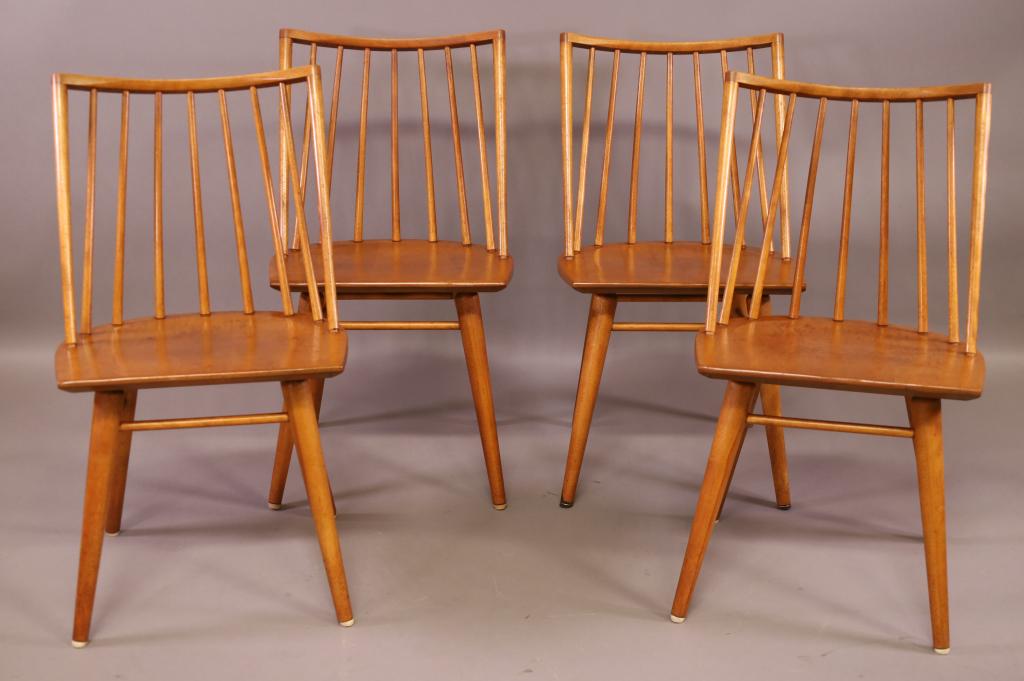 4 MID CENTURY MODERN DINING CHAIRS (1 of 3)