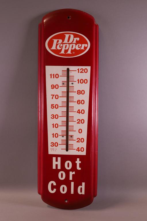 DR. PEPPER HOT OR COLD METAL THERMOMETER Sep 17, 2022 Redlands