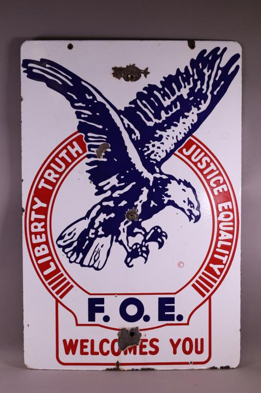 F.O.E LIBERTY TRUTH JUSTICE EQUALITY SIGN (1 of 2)