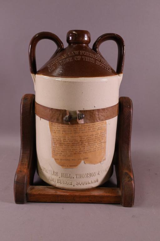 THE BROWN DERBY STONEWARE CROCK (1 of 3)