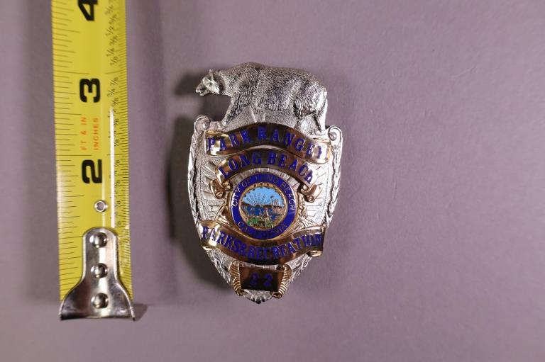OBSOLETE LONG BEACH PARKS & RECREATION BADGE (1 of 2)