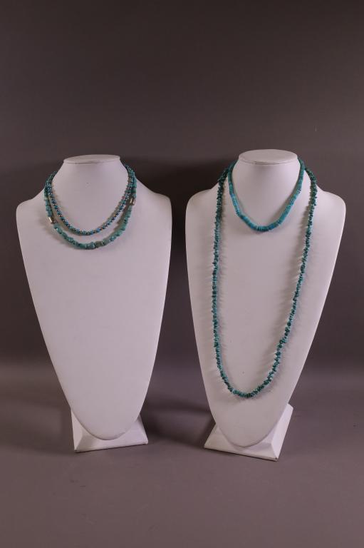 FOUR NATIVE AMERICAN NECKLACES (1 of 3)