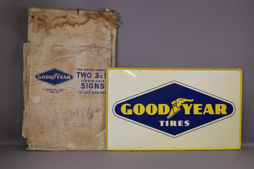 GOODYEAR TIRES TIN SIGN (1 of 4)