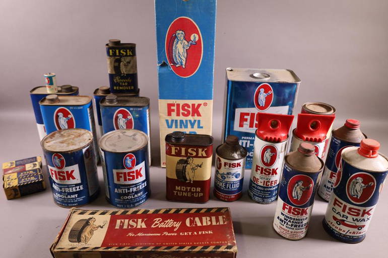 LOT OF FISK ITEMS (0324) on Nov 12, 2022 Redlands Antique Auction in CA