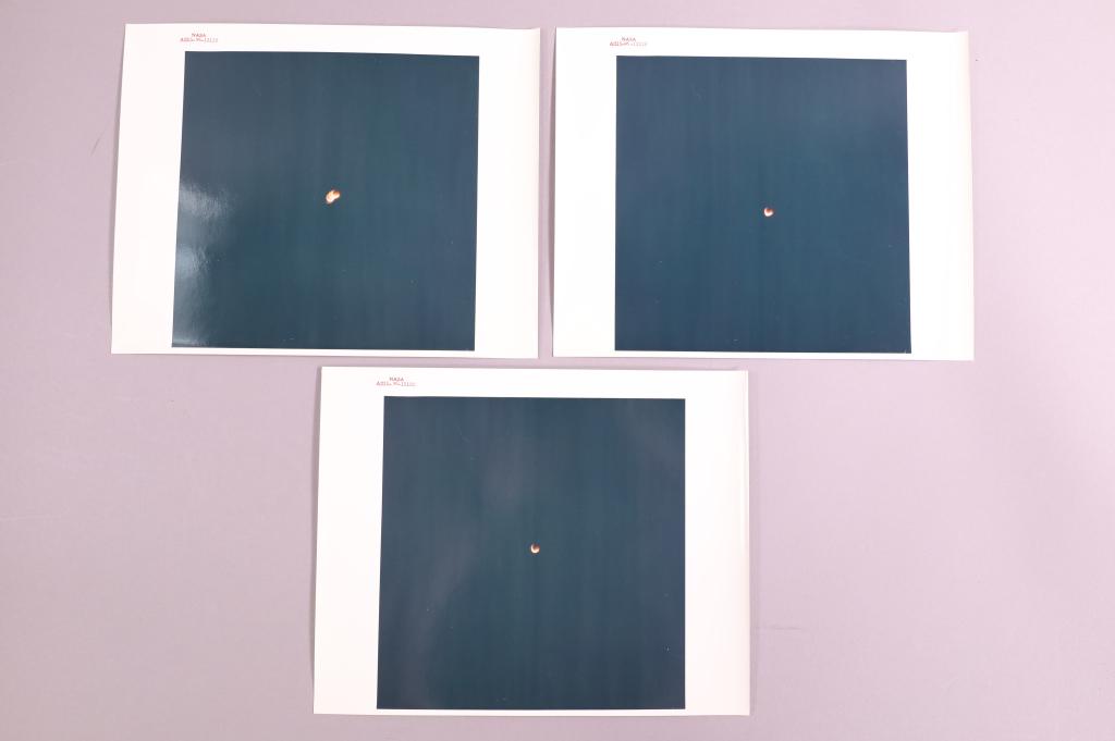 (Apollo 15) Sequence photos of Lunar Eclipse (1 of 5)