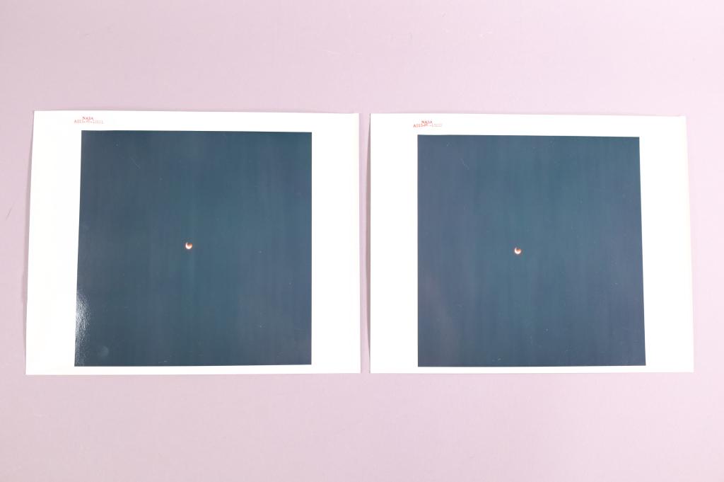 (Apollo 15) Sequence photos of Lunar Eclipse (1 of 4)