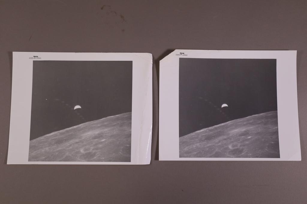(Apollo 15) 2 Atlas Photos of Earth (1 of 3)
