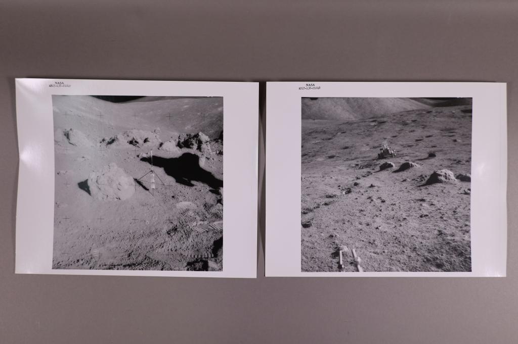 (Apollo 17) 2 Photos of Rover (1 of 3)