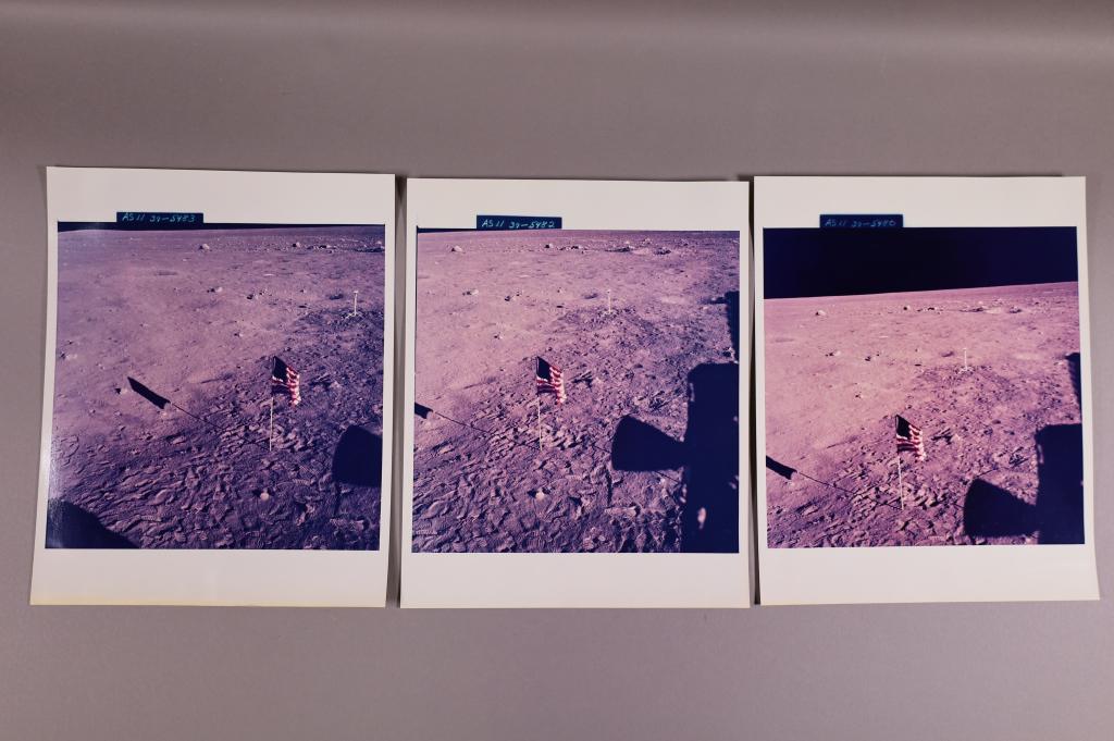 (Apollo 11) 3 Photos of the Moon (1 of 4)