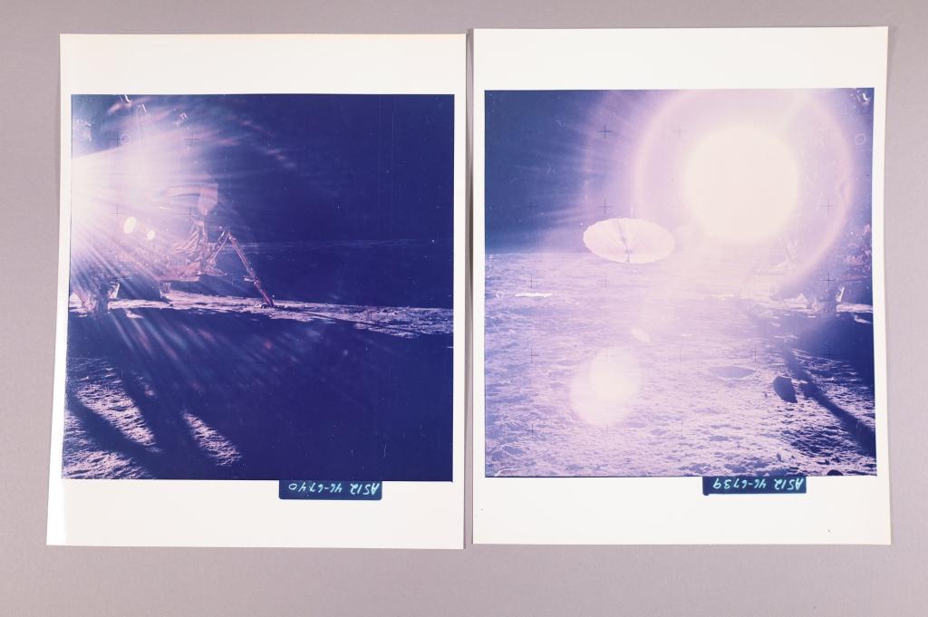 (Apollo 12) 2 Photographic prints (1 of 3)