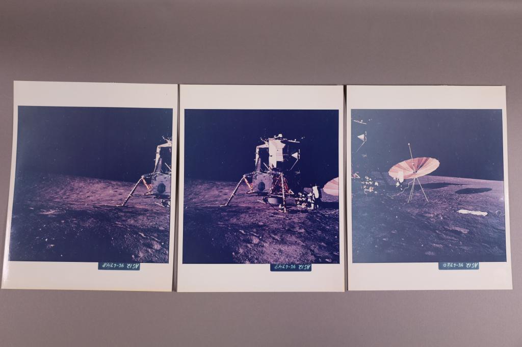 (Apollo 12) 3 Photographic prints (1 of 4)