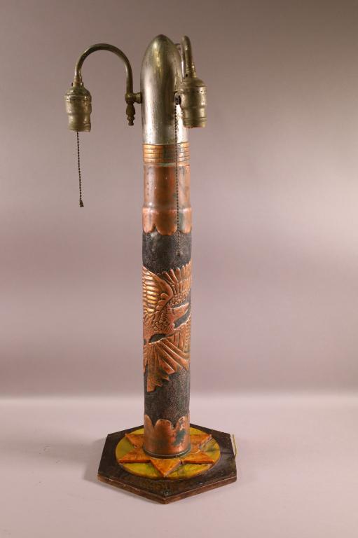 TRENCH ART TABLE LAMP (1 of 3)