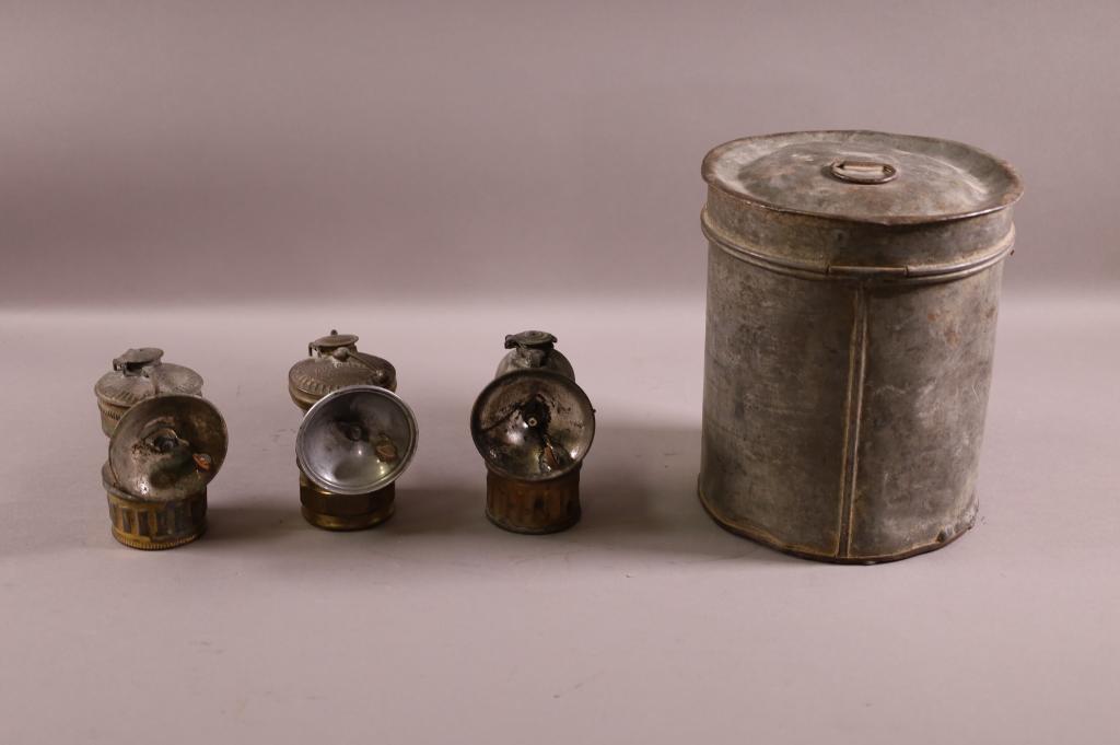 4 ANTIQUE MINER'S ITEMS (1 of 3)
