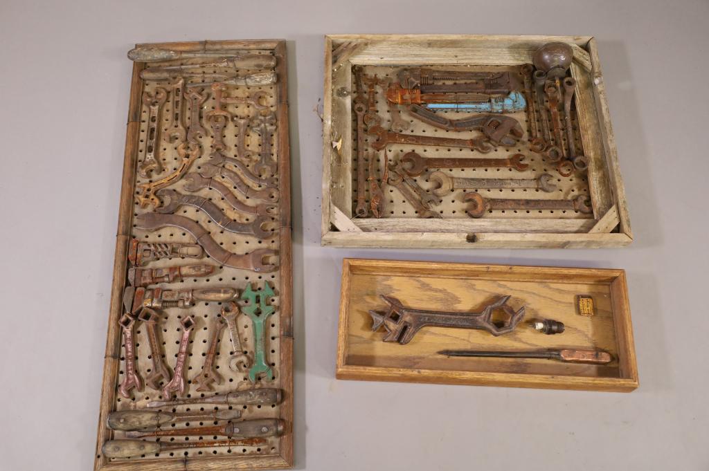 THREE VINTAGE TOOL DISPLAYS (1 of 4)