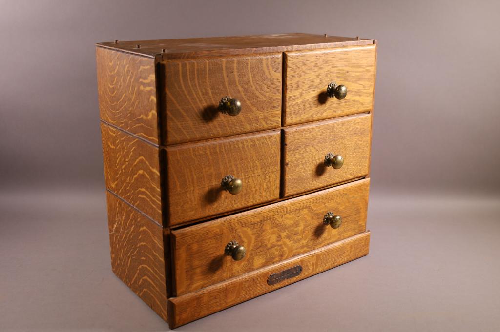 STEREOPTIC VIEW CARD OAK HOLDER (1 of 3)