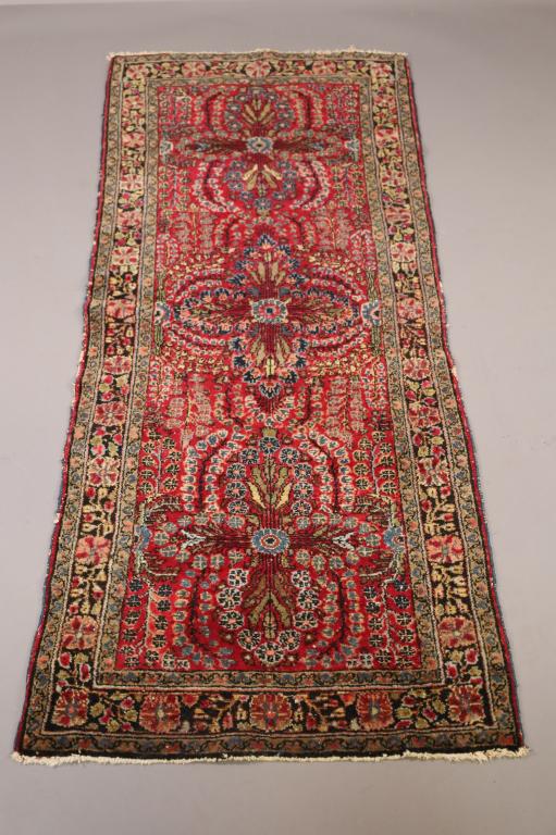 APPROX 6' 1" x 2' 6" HANDMADE WOOL RUG (1 of 5)