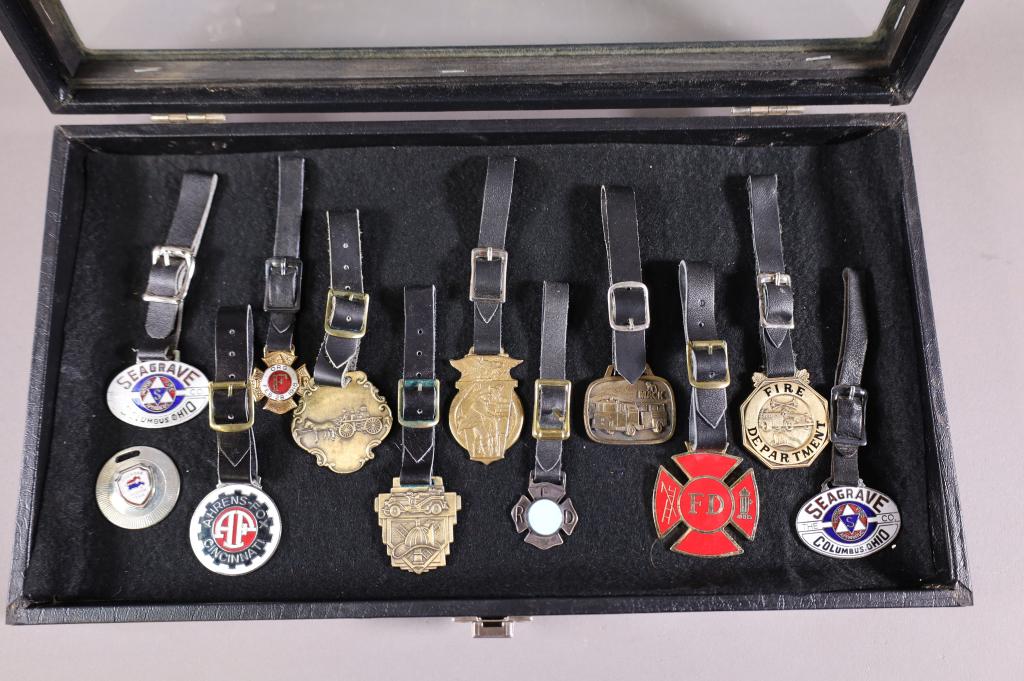 TWELVE POCKET WATCH FOBS (1 of 3)