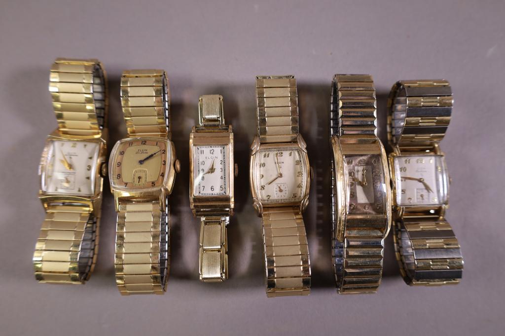 COLLECTION OF 6 MENS VINTAGE WRIST WATCHES (1 of 7)