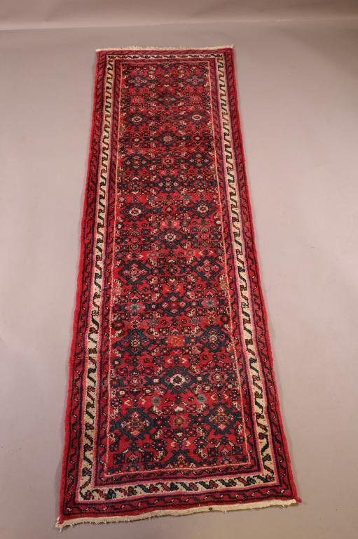 APPROX 6' 8" x 2' 2" HANDMADE WOOL RUG (1 of 4)
