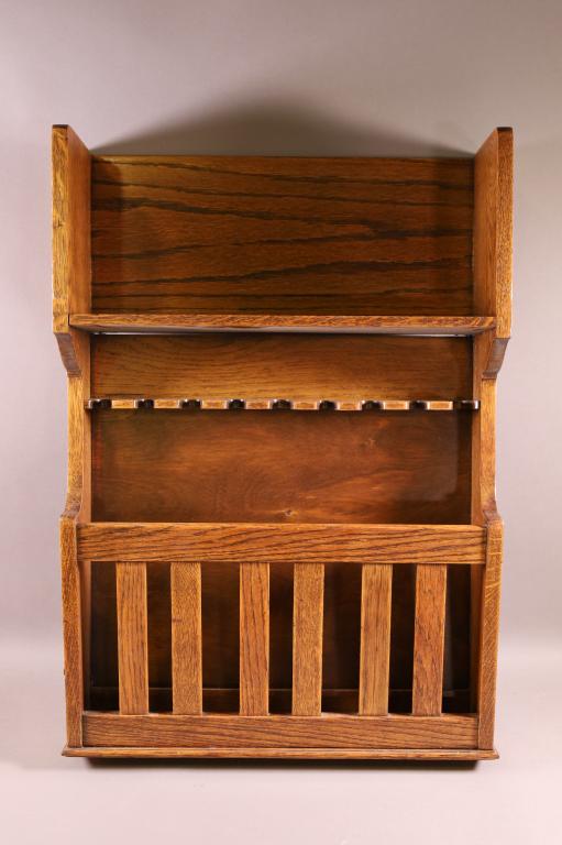 OAK GENTLEMAN'S HANGING CABINET (1 of 2)