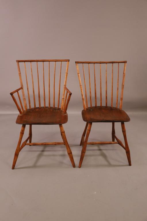 TWO PRIMITIVE CHAIRS (1 of 3)