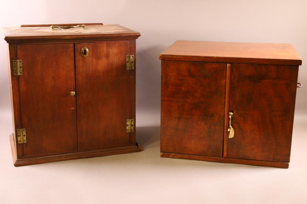 TWO TABLE TOP DOCUMENT BOXES (1 of 3)